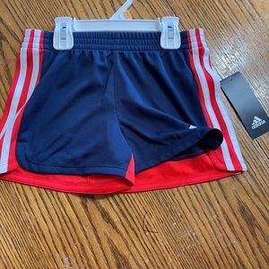 Adidas Girls Short Navy size 6X NEW